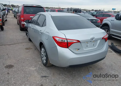 2016 Toyota Corolla Le из США, поврежденный, VIN 5YFBURHE1GP533623